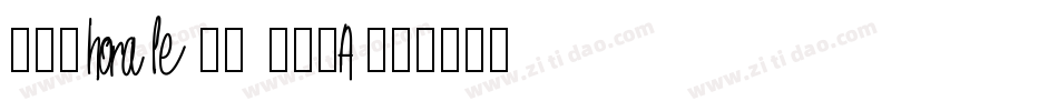 OKChoraleNF BETA字体转换